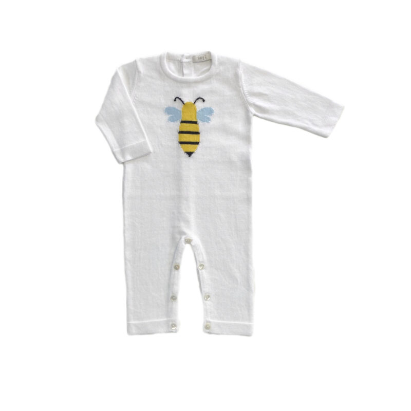 tutina ape bianca senza fiocco