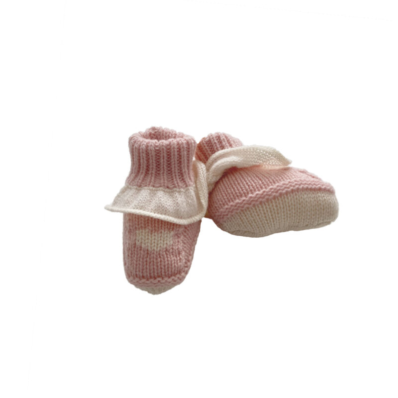 scarpette rosa panna